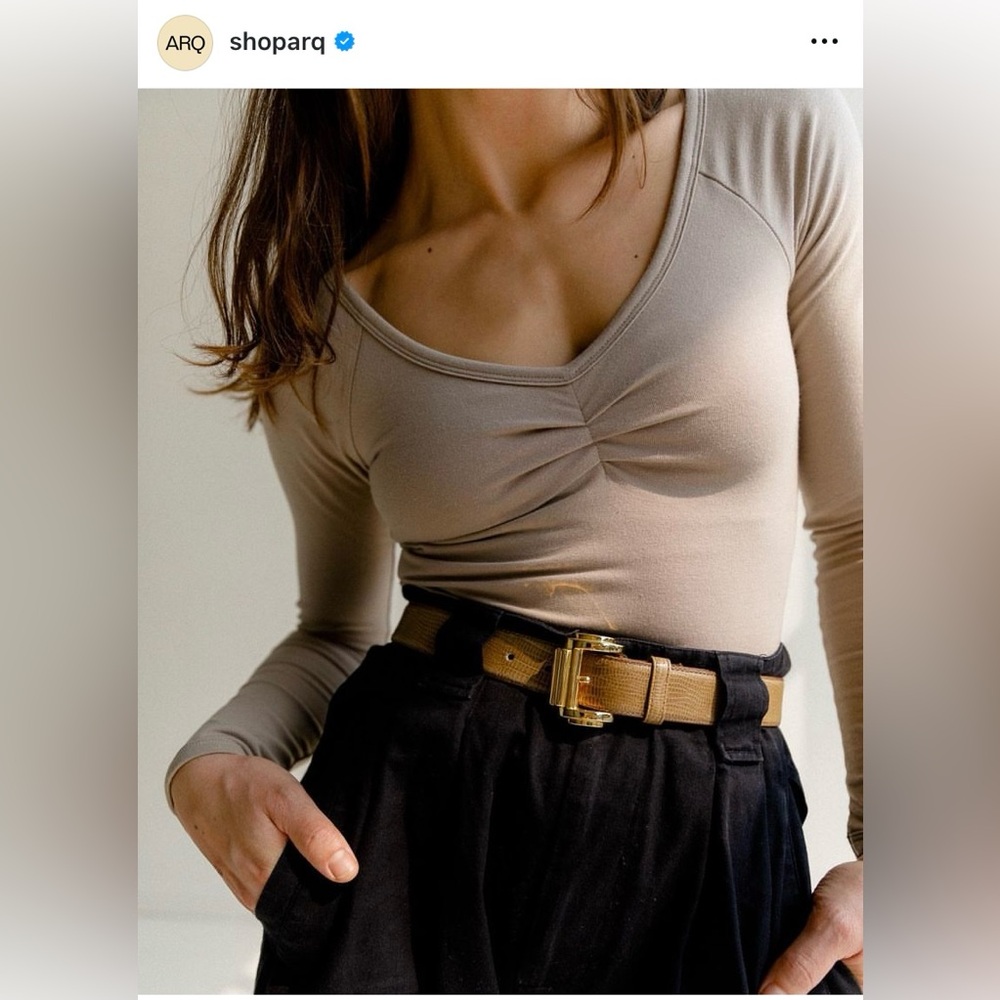 ARQ bodysuit in Black